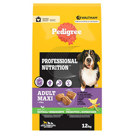 PEDIGREE - Croquettes ADULT MAXI  à la Volaille et aux Légumes pour chiens - 12kg