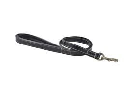 Bobby - Laisse Classique Haute Finition Noir pour Chiens