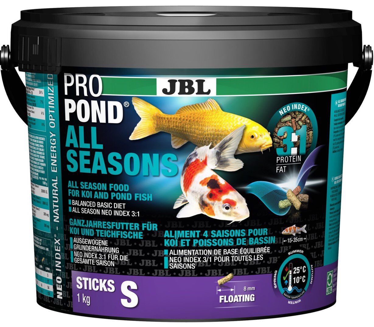 JBL - Aliment Propond All Seasons pour Poissons de Bassin - 1Kg Image num&eacute;ro 1