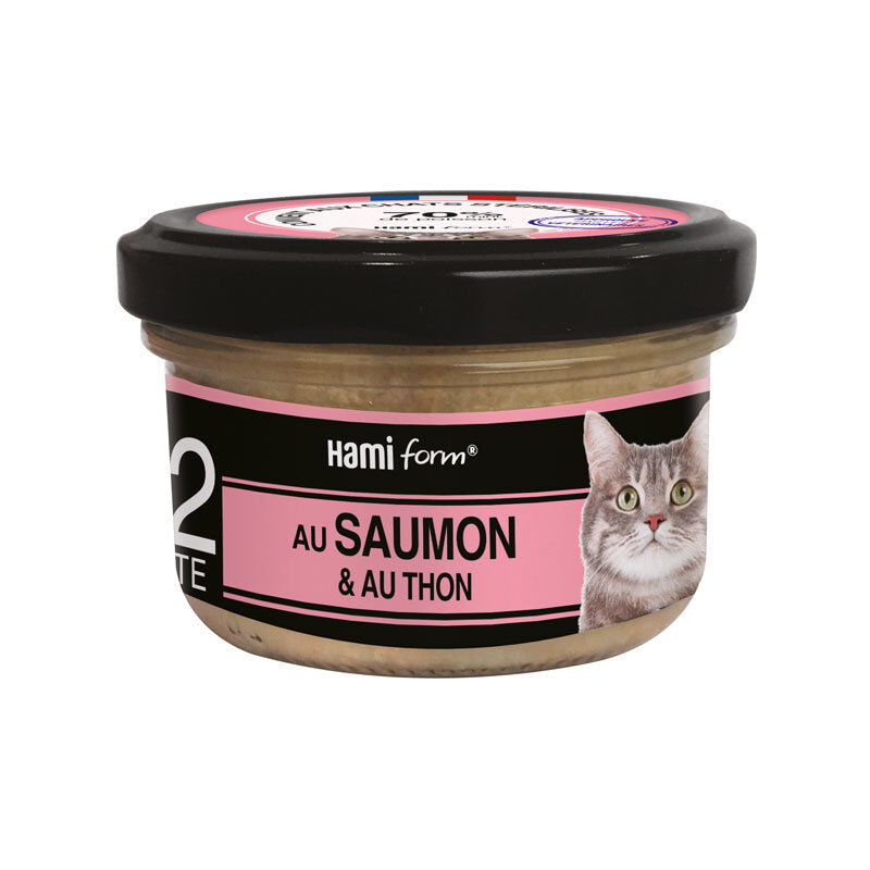 Hamiform - Les Cuisin&eacute;s N&deg;32 Saumon Thon Riz pour Chat - 80g Image num&eacute;ro 1