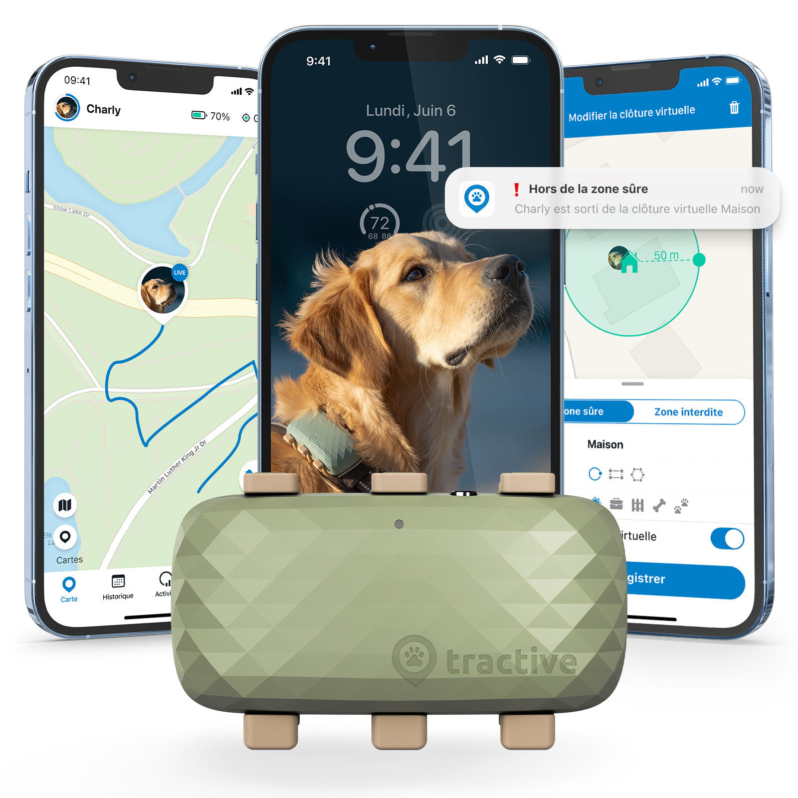 Tractive - Traceur GPS DOG pour Chiens - XL Image num&eacute;ro 2