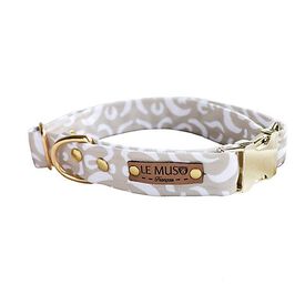 Le Muso - Collier Nougat Beige pour Chiens