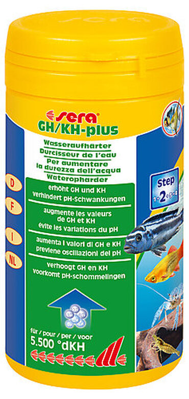 Sera - Durcisseur de l'Eau GH/KH-Plus pour Aquarium - 250ml Image numéro 1 Sera - Durcisseur de l'Eau GH/KH-Plus pour Aquarium - 250ml Image numéro 1
