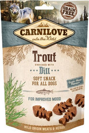 Carnilove - Friandises Semi-humide Truite et Aneth pour Chien - 200g