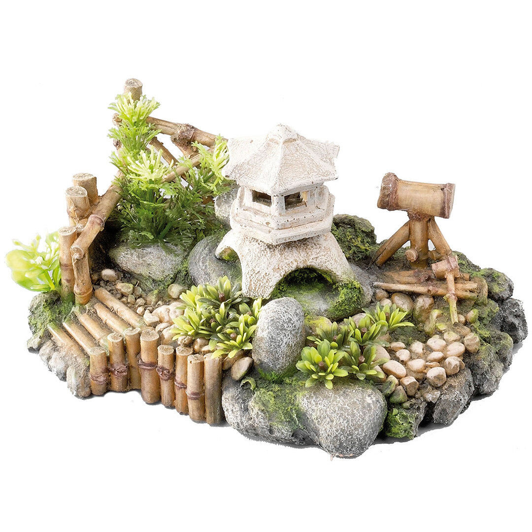 Aquadella - D&eacute;coration CHINAGARDEN L pour Aquarium - 22,6x14,5x12,1cm Image num&eacute;ro 1