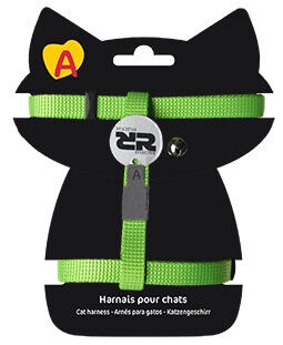 Animalis - Harnais Basic pour Chat - Vert Image num&eacute;ro 1