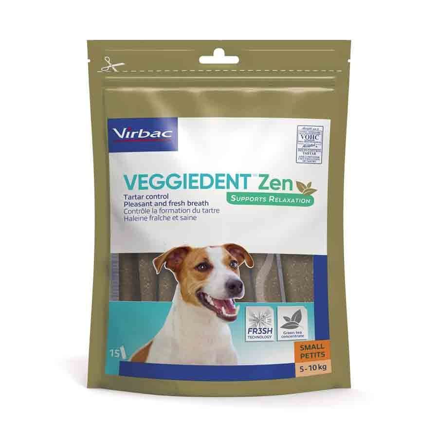 Virbac - Lemelles Veggiedent Zen &agrave; M&acirc;cher S pour Petits Chiens - x15 Image num&eacute;ro 1