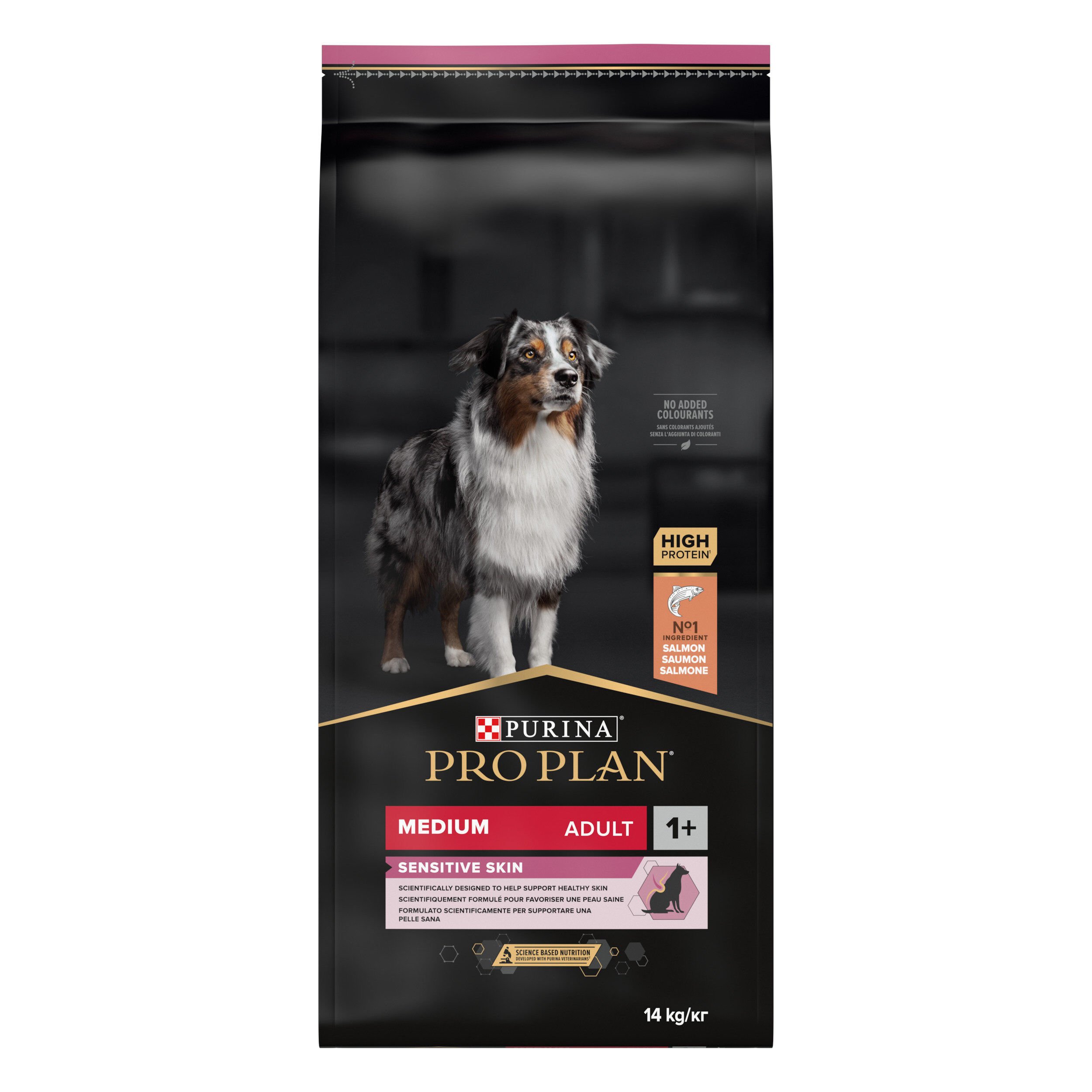 Pro Plan - Croquettes Medium Sensitive Skin Saumon pour Chien - 14Kg Image num&eacute;ro 1