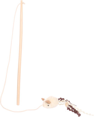 Flamingo - Jouet Suava Canne à pêche avec Souris pour Chats - 25x5x4cm