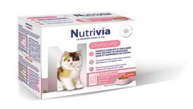 Nutrivia - Sachets en Sauce &agrave; la Viande pour Chatons - 12x100g