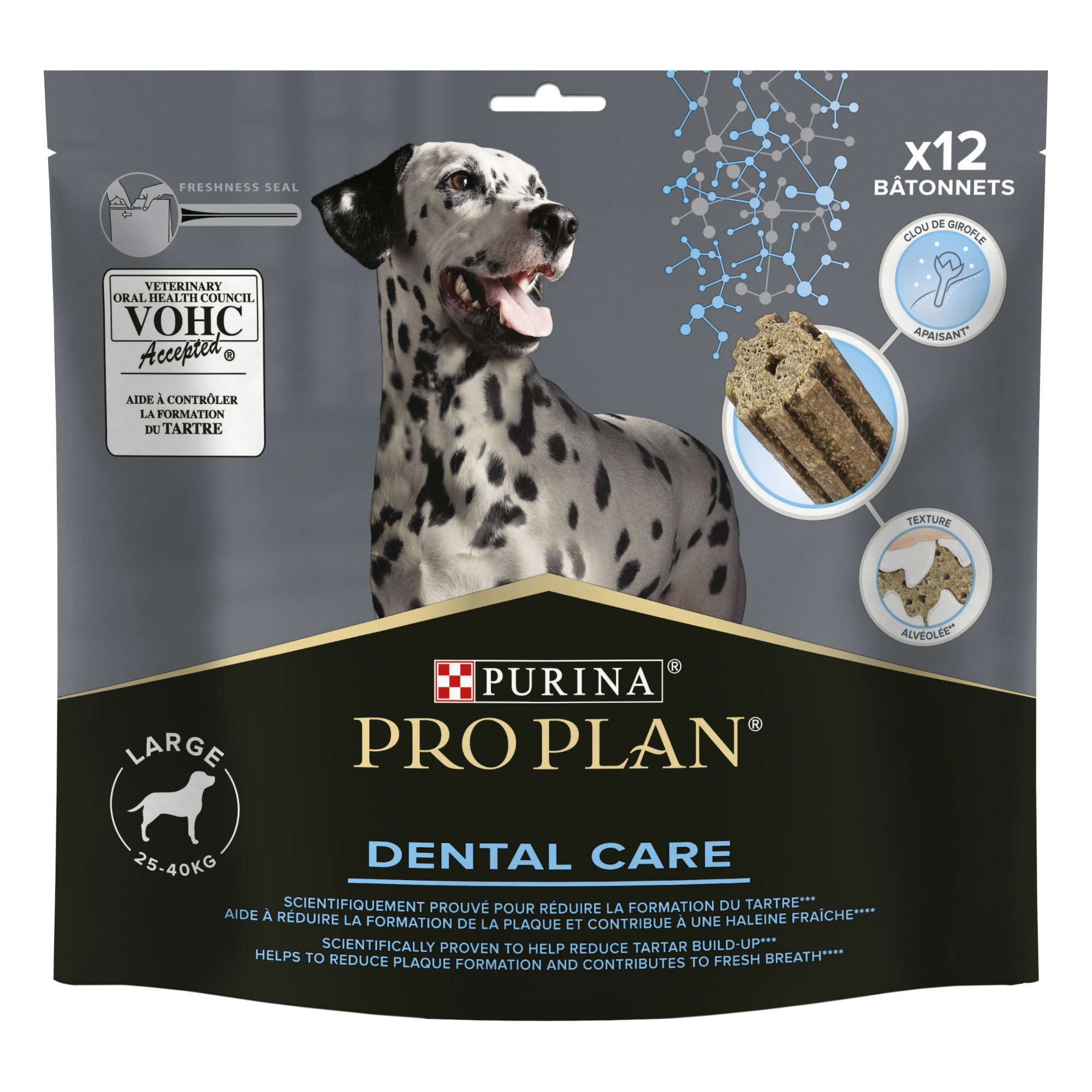Pro Plan - Friandises &agrave; M&acirc;cher Dental Care pour Grands Chiens - 345g Image num&eacute;ro 1