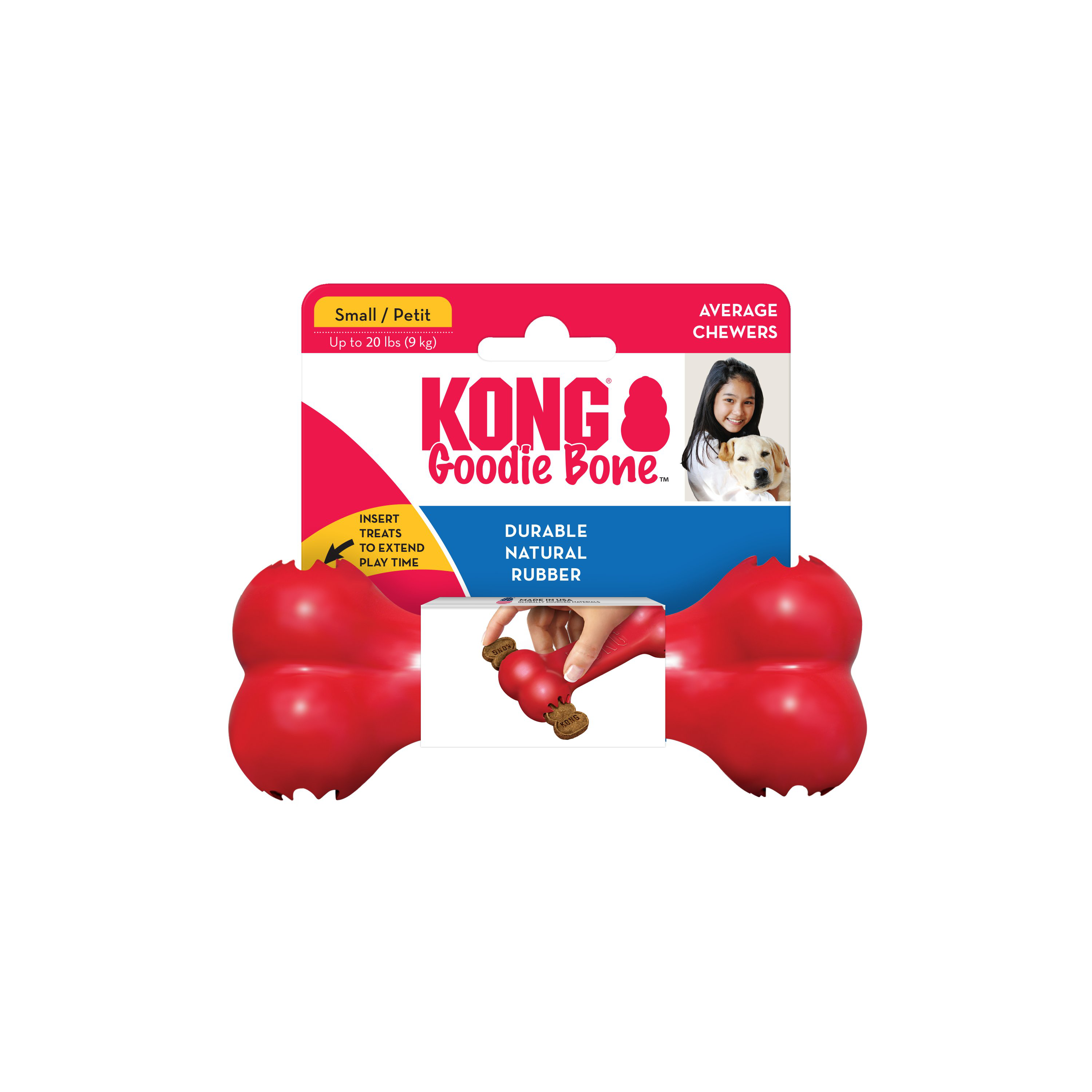 Kong - Jouet Goodie Bone pour Chien - S Image num&eacute;ro 1