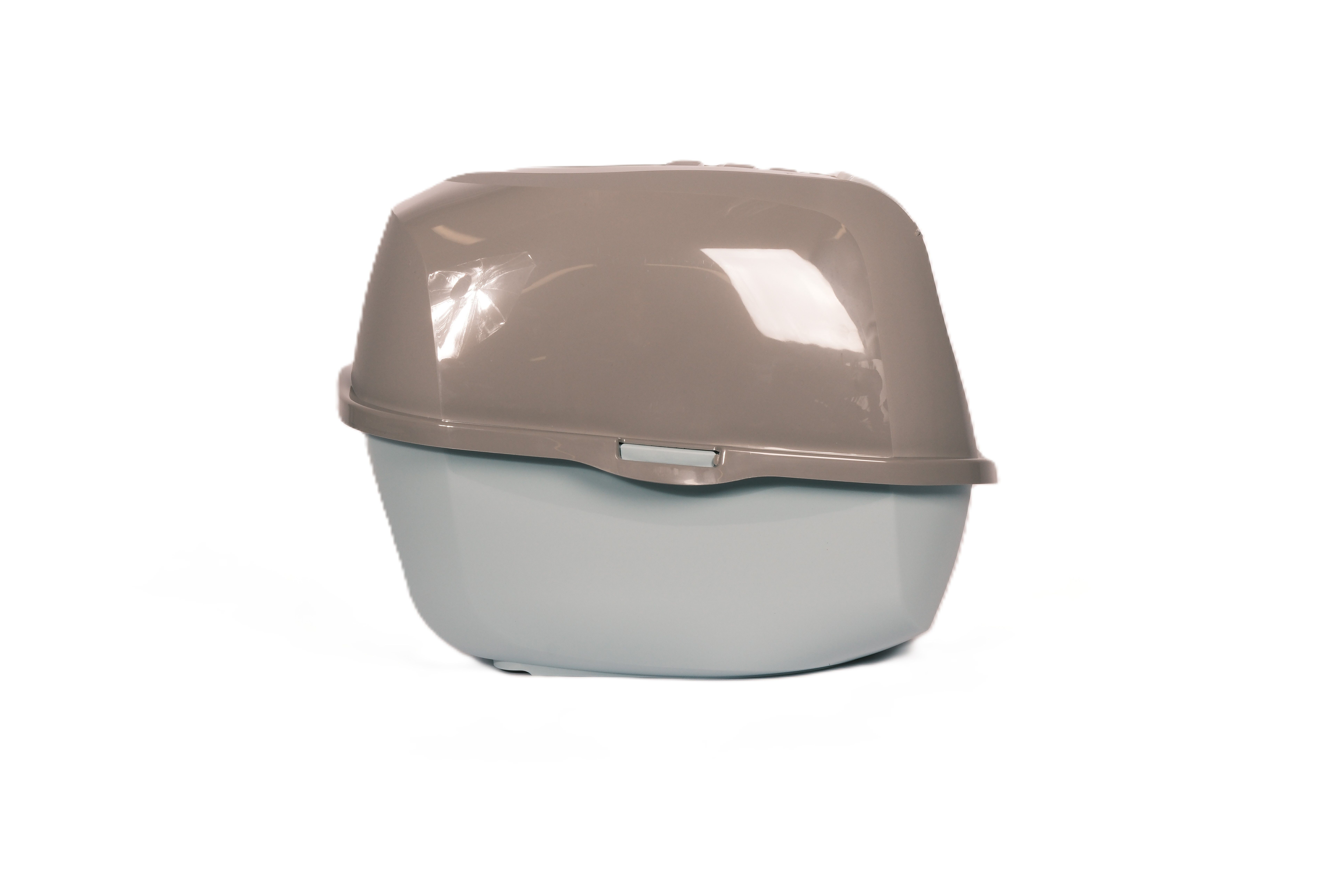 Nice Care - Maison de Toilette Smart Covered avec Poign&eacute;e pour Chats - Bleu Image num&eacute;ro 2