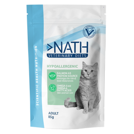 Nath - Sachet Humide Veterinary Diets Hypoallergénique pour Chats Adultes - 85g