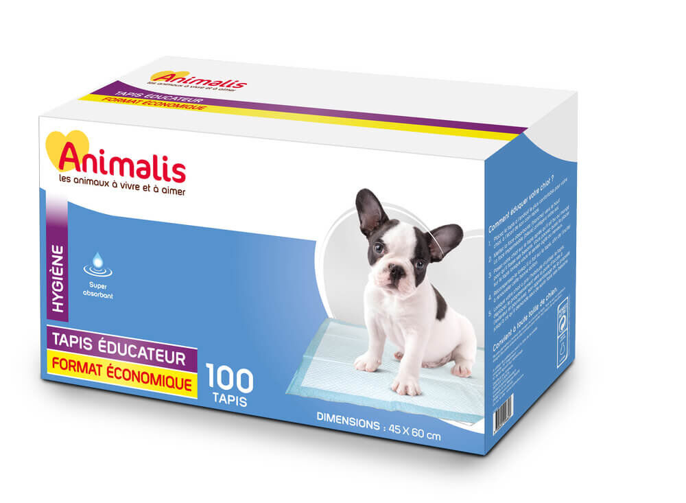 Animalis - Tapis &Eacute;ducateurs Format &Eacute;conomique pour Chiot - x100 Image num&eacute;ro 1