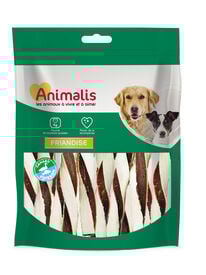 Animalis - Friandises Sandwiches Canard et Poisson pour Chien - 100g