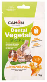 Camon - Friandises Dental Vegetal Carottes pour Rongeurs - 60g