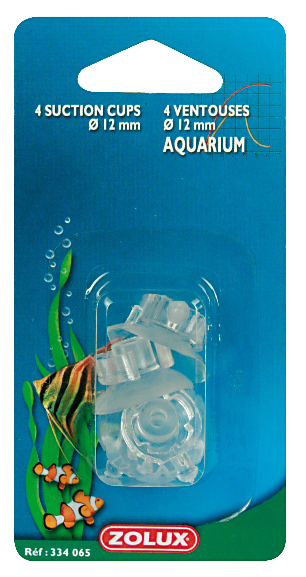 Zolux - Ventouses Tuyau &Oslash;12mm pour Aquarium - x4 Image num&eacute;ro 1