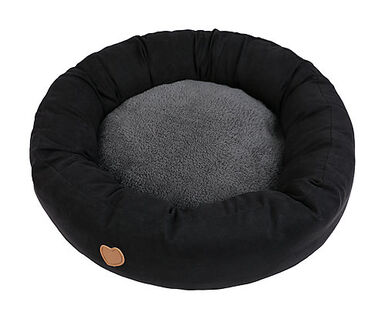 Animalis - Corbeille Nid Rond Noir et Gris pour Chat - T45