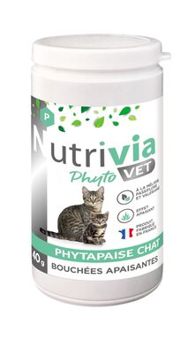 Nutrivia Vet - Bouchées Apaisantes Phytapaise pour Chats - 40g