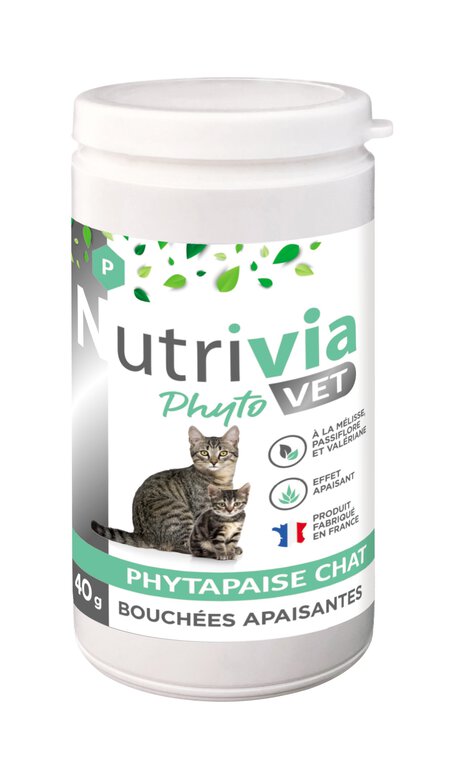 Nutrivia Vet - Bouchées Apaisantes Phytapaise pour Chats - 40g image number null