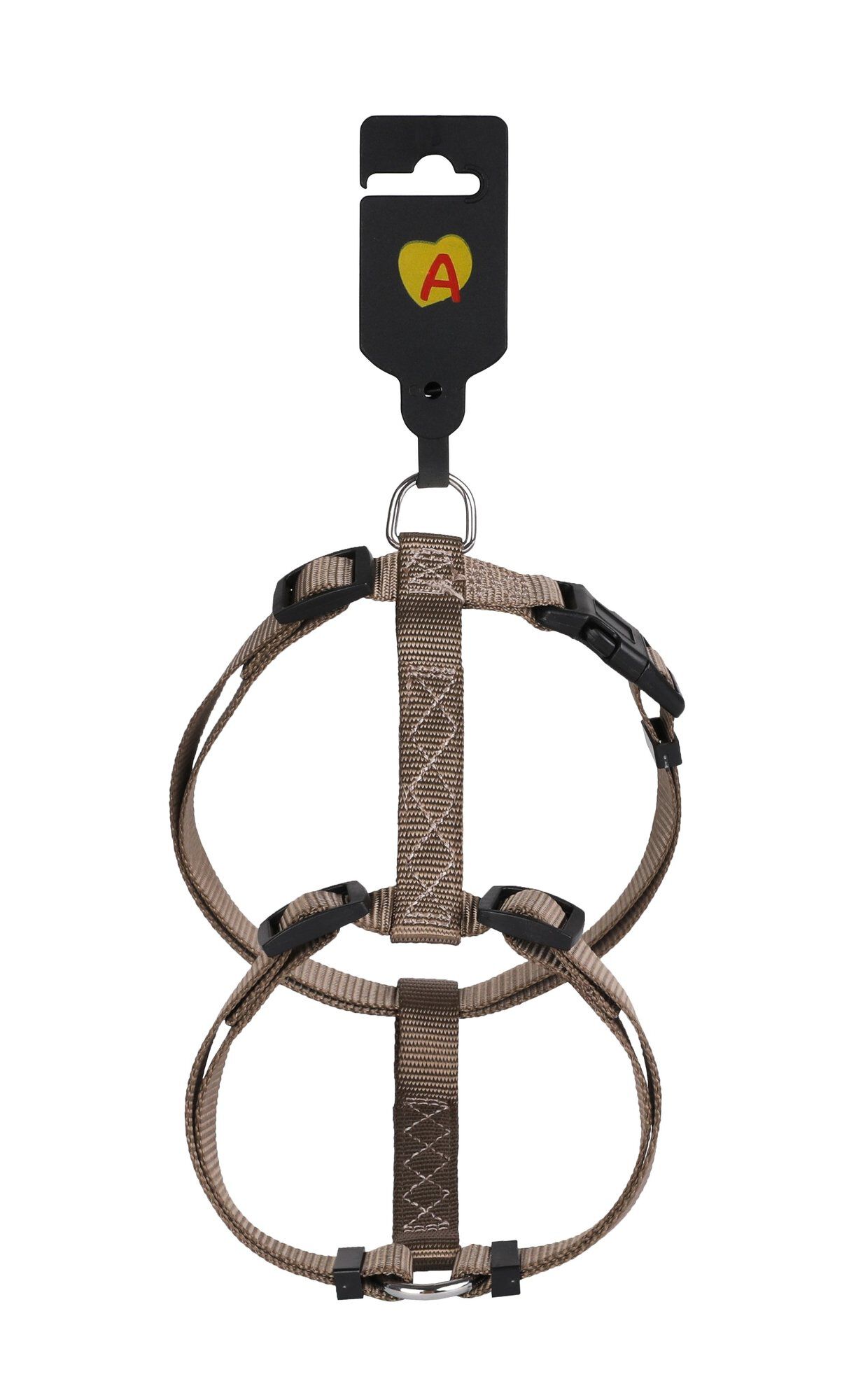 Animalis - Harnais Basic Taupe pour Chien - T1 15mm et 43/65cm Image num&eacute;ro 2