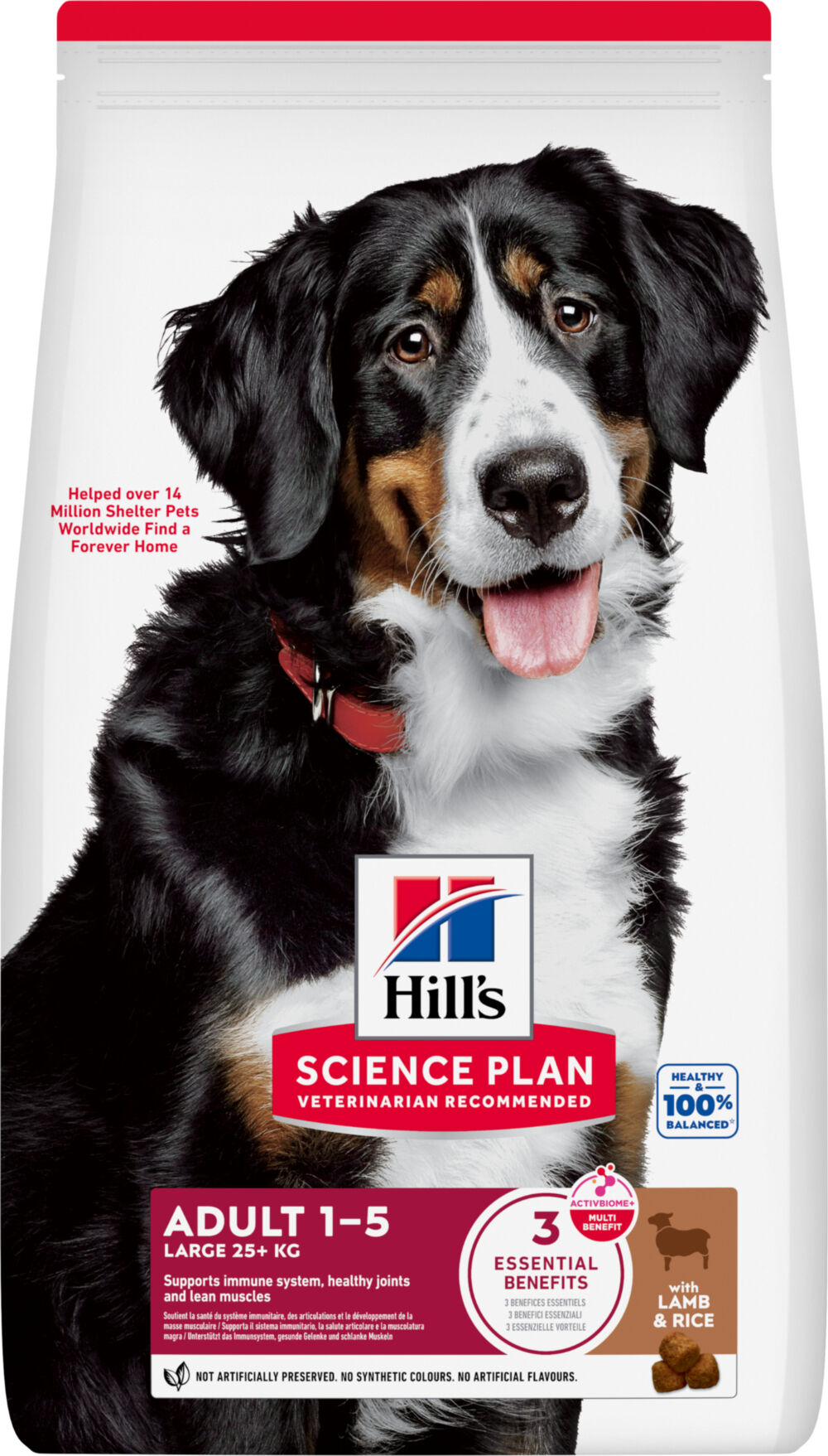 Hill's Science Plan - Adult Croquettes Pour Grand Chien A L'agneau Et Riz  - 12kg Image num&eacute;ro 2