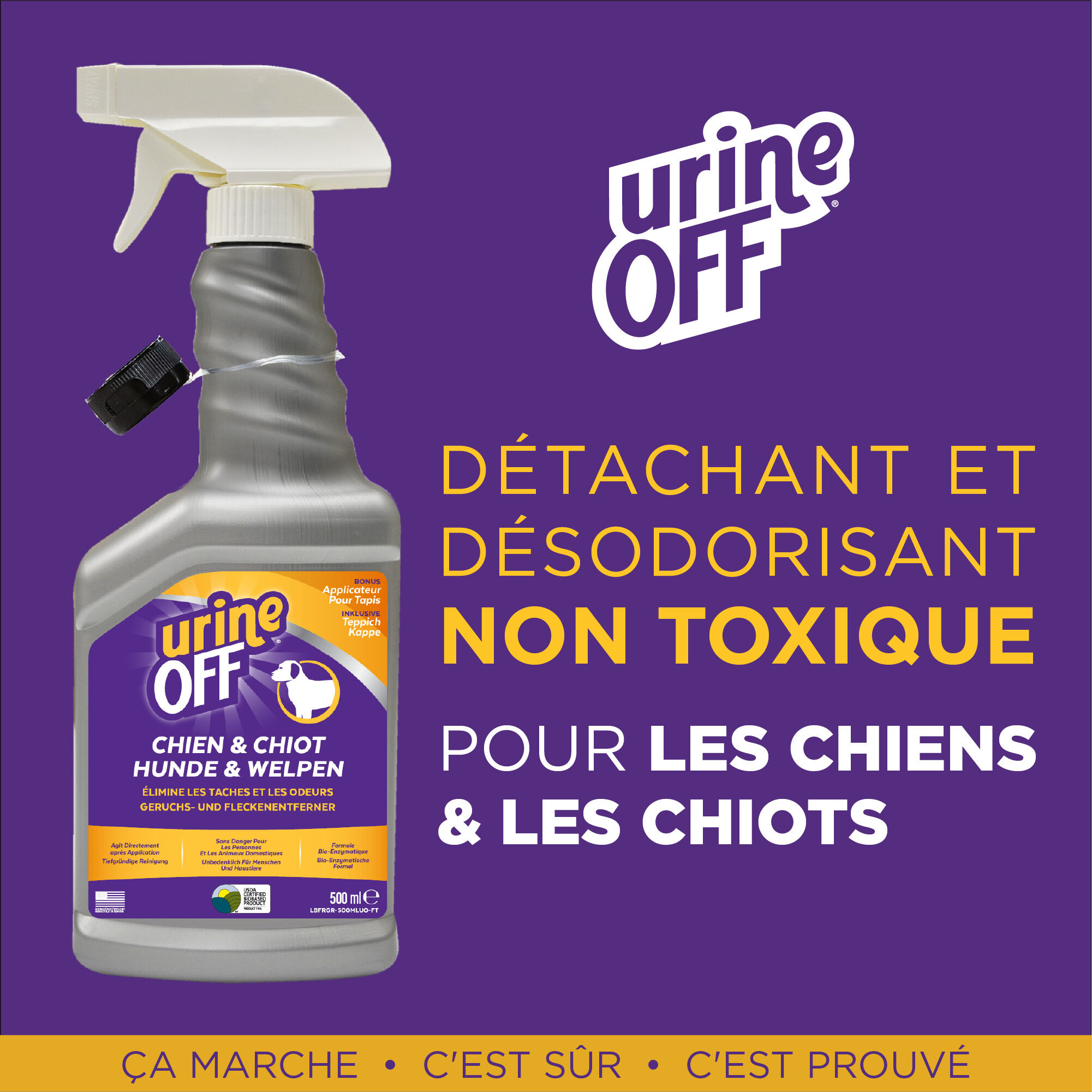 Urine Off - Destructeur Biotec Urine Off Chien -  500ml Image num&eacute;ro 2