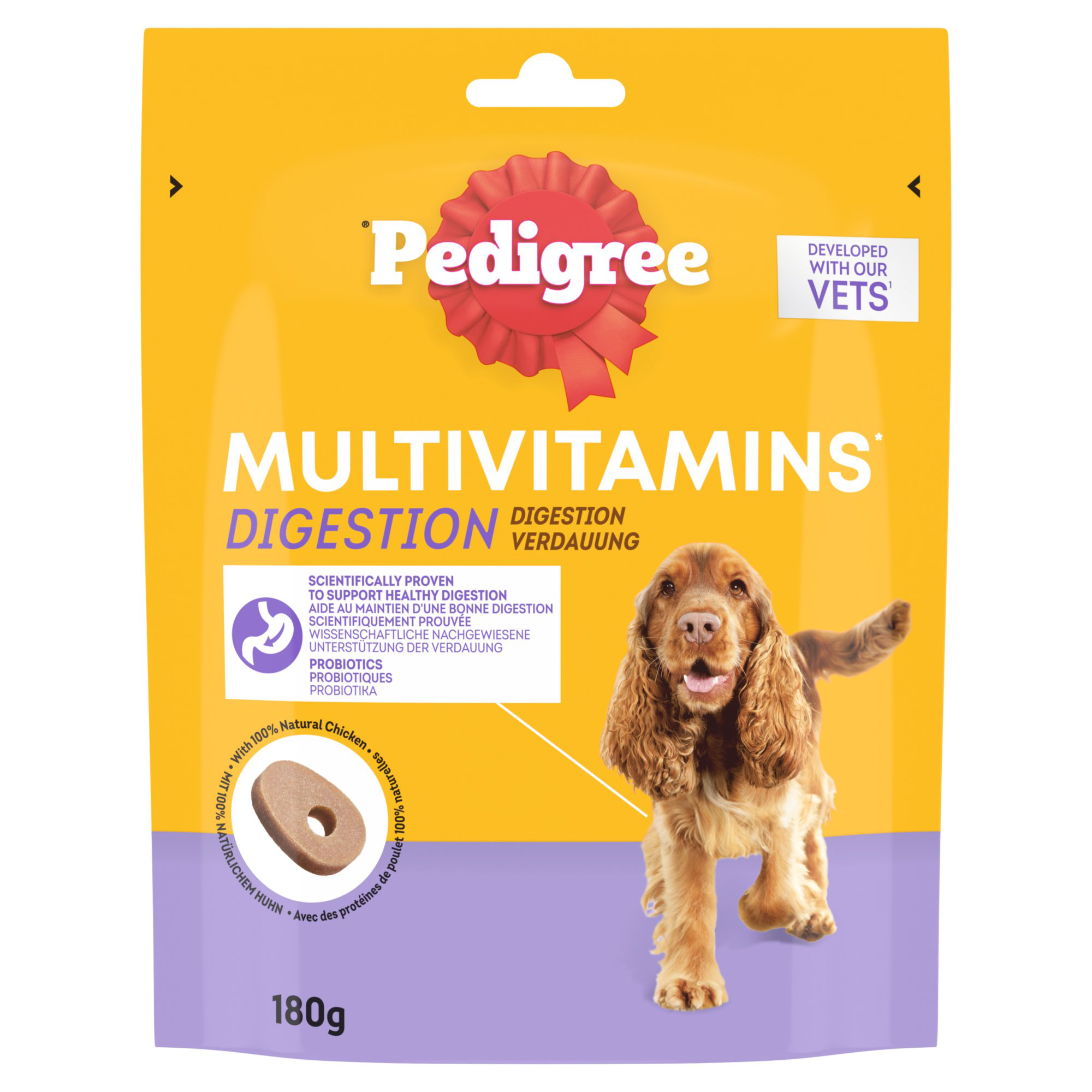 Pedigree - Friandises Multivitamins Digestion pour Chiens - 180g Image num&eacute;ro 1