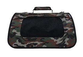 Wouapy - Sac de Transport Pliable Camouflage pour Chien - 40x24x26cm