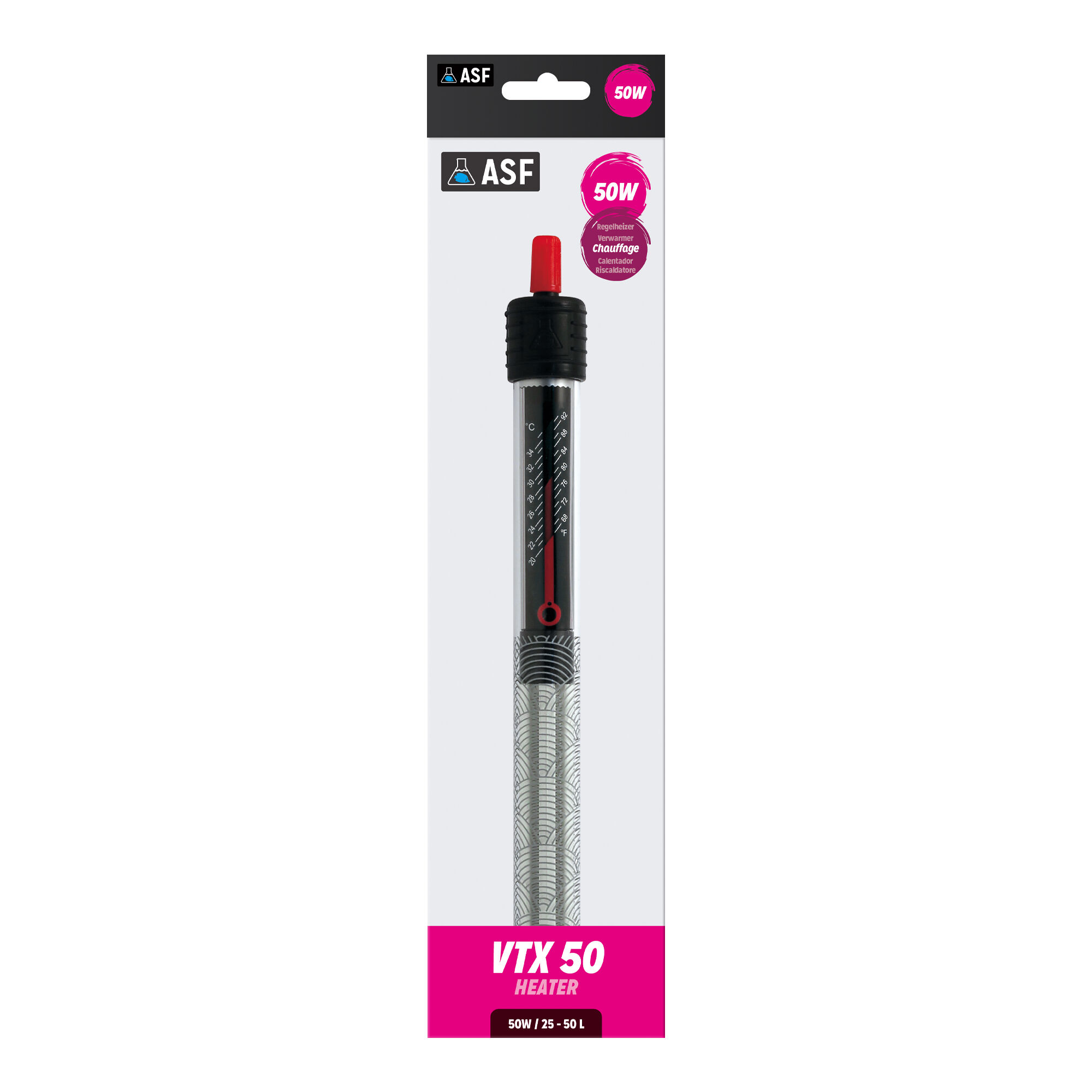 Aquarium Systems - Chauffage VisiTherm VTX pour Aquarium 25L &agrave; 50L - 50W Image num&eacute;ro 1