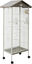 Zolux - Volière Arabesque Jeanne de 78cm pour Oiseaux - Taupe Indicateur image numéro 1