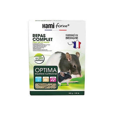 Hamiform - Repas Complet Optima pour Rat Souris - 900g
