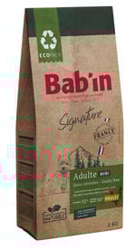 Bab'in - Croquettes sans Céréales Poulet pour Chien Mini
