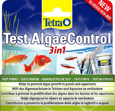 Tetra - Bandelettes Test AlgaeControl 3in1 pour Aquarium - x25
