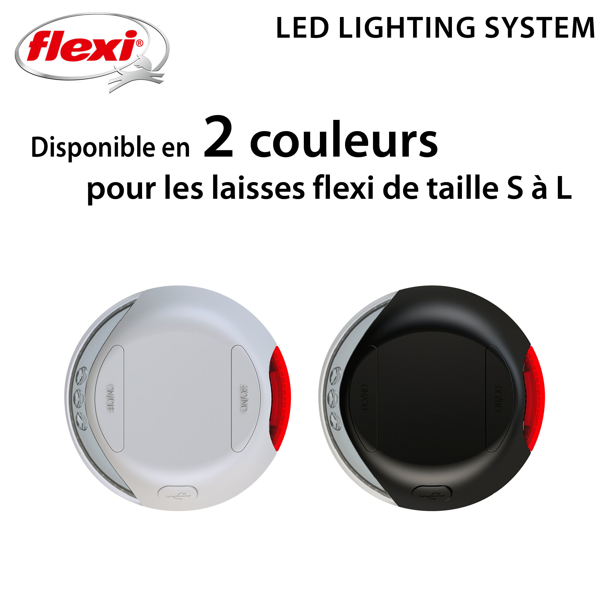 Flexi - Syst&egrave;me d'Eclairage Led Lighting System pour Laisses &agrave; Enrouleur Image num&eacute;ro 4