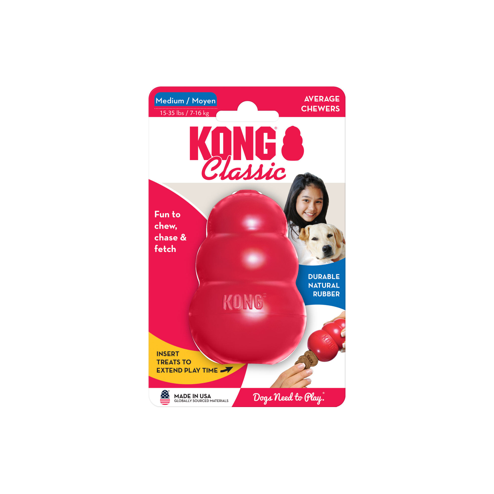 Kong - Jouet Classic En Caoutchouc pour Chien - M Image num&eacute;ro 7