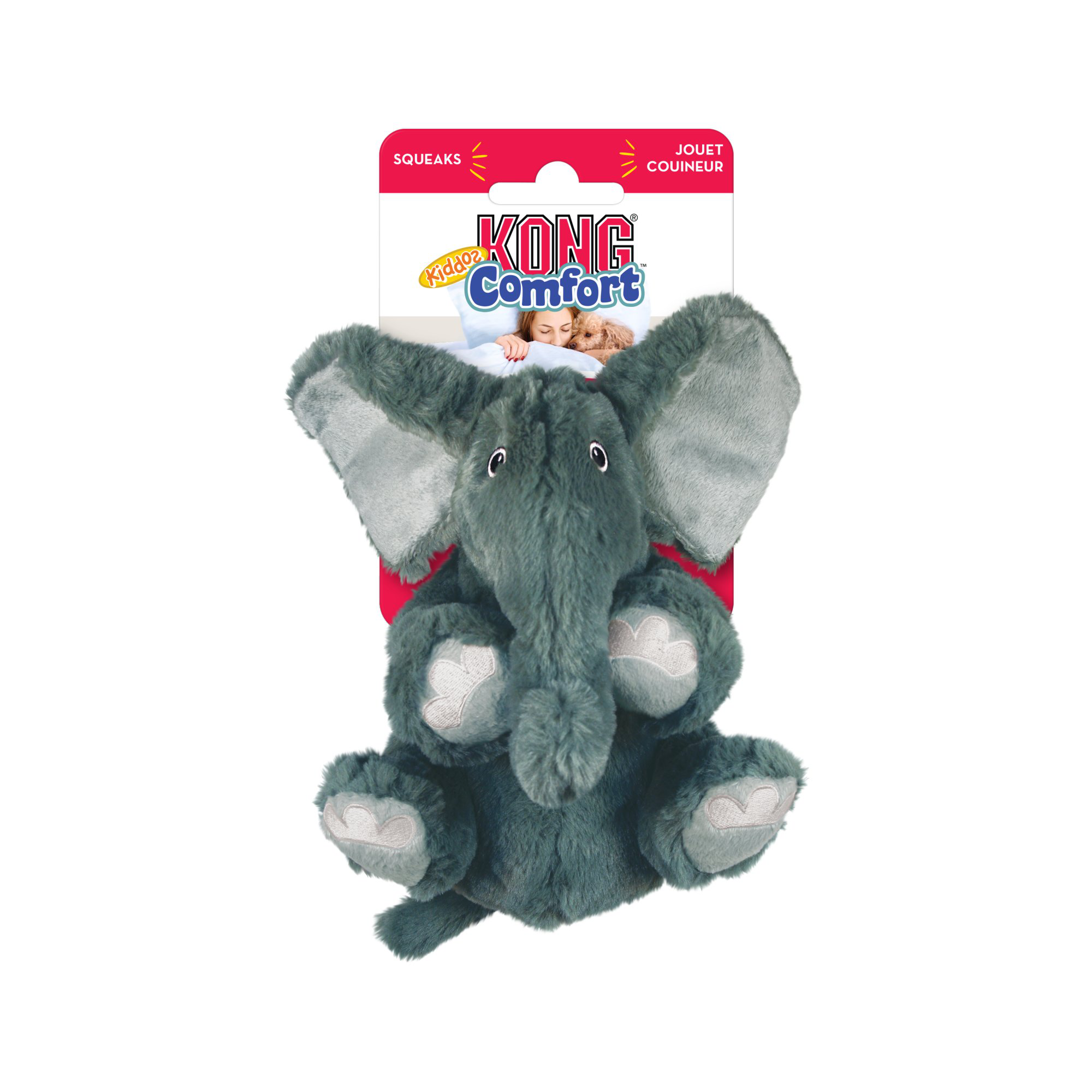 KONG - Jouet Comfort Kiddos Elephant pour Chiens Image num&eacute;ro 1