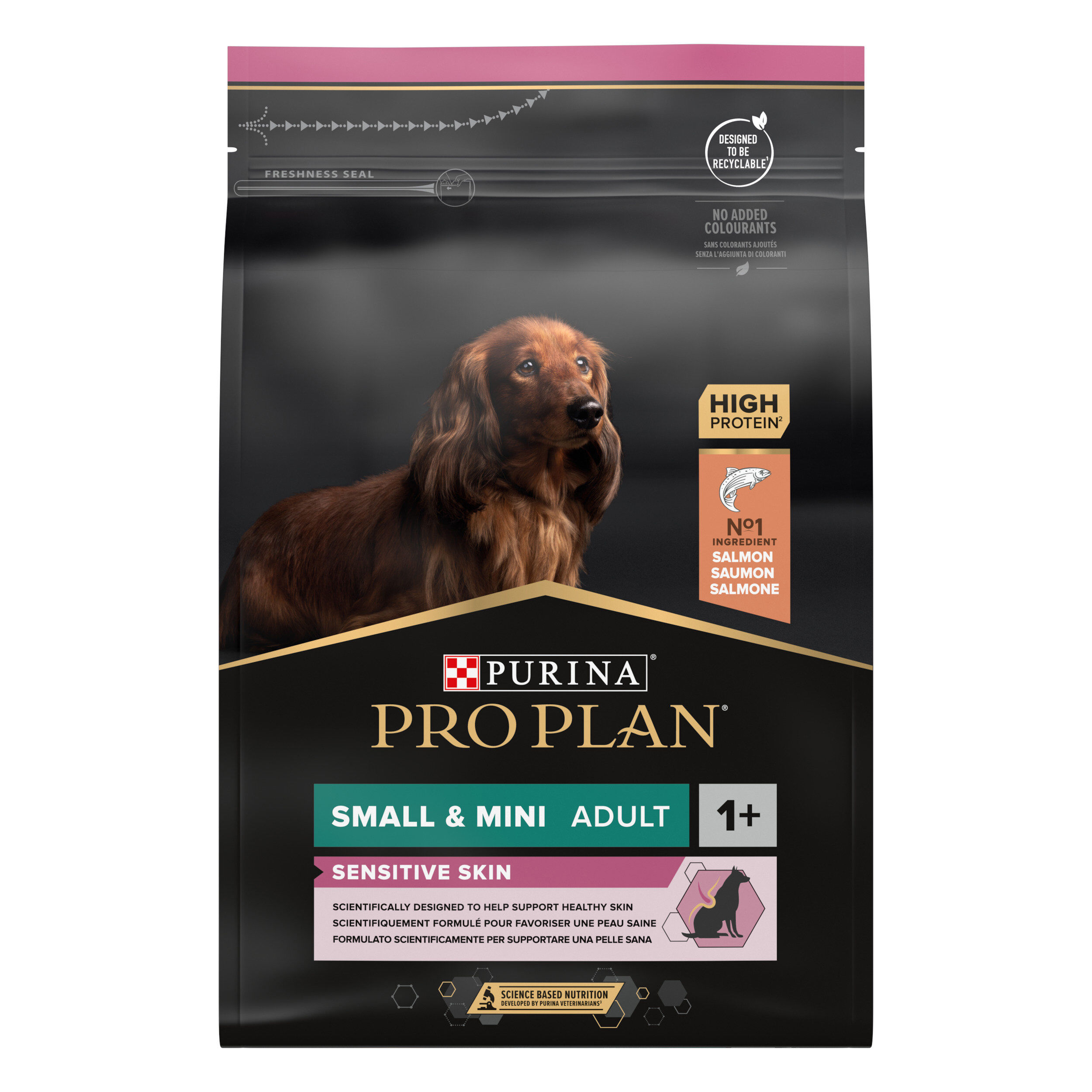 Pro Plan - Croquettes Small & Mini Sensitive Skin Saumon pour Chien - 3Kg Image num&eacute;ro 1