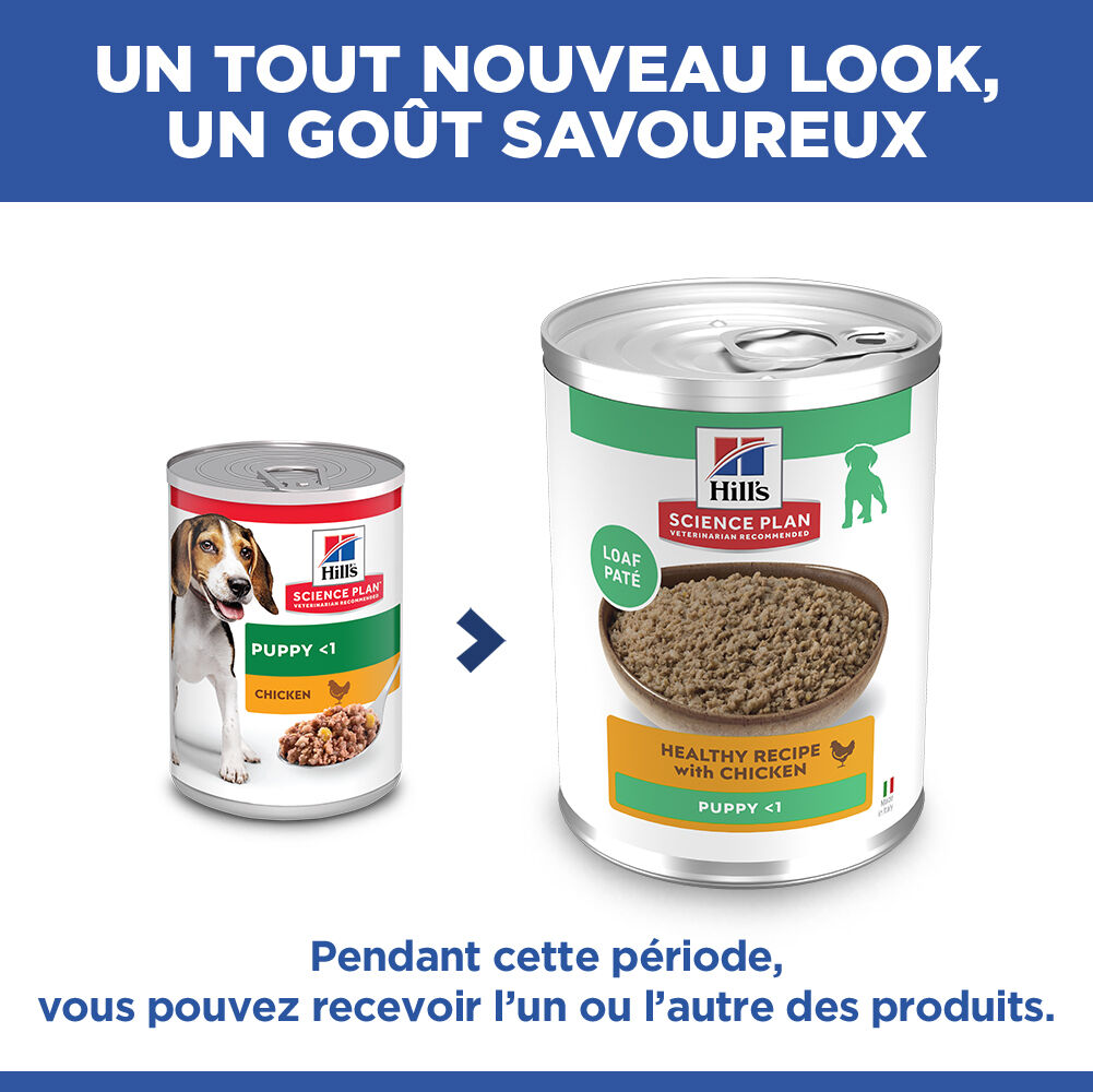 Hill's Science Plan - Puppy Boite Pour Chiot Poulet  - 370g Image num&eacute;ro 4