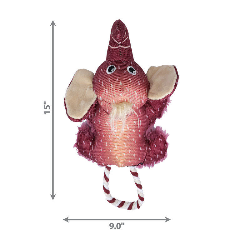 KONG - Jouet Cozie Tuggz El&eacute;phant pour Chiens - M/L Image num&eacute;ro 3