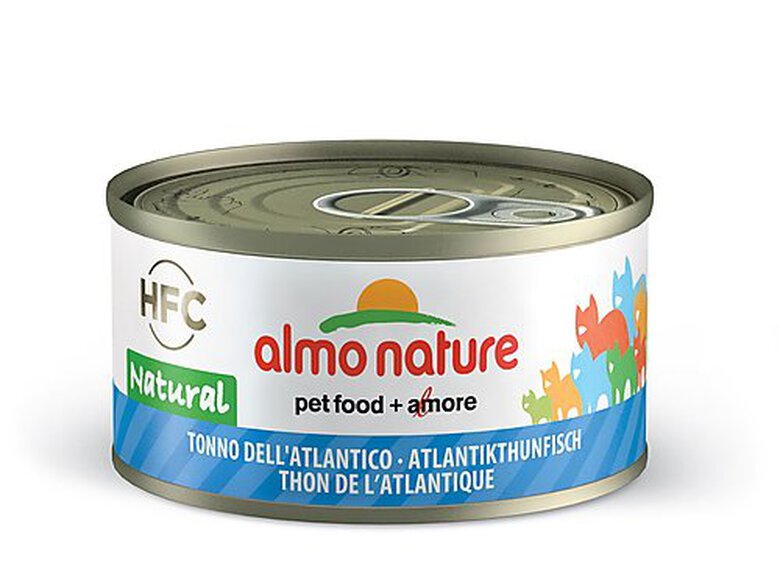Almo Nature - Pâtée en Boîte HFC Natural Thon de l'Atlantique pour Chat - 70g image number null