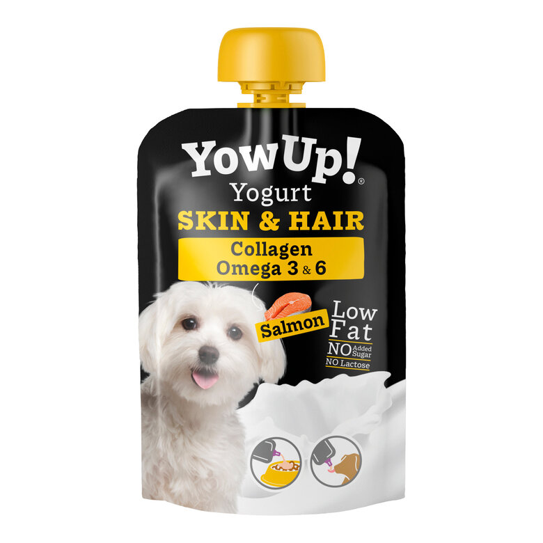 Yowup - Yaourt Skin & Hair au Saumon pour Chiens - 3x115g Image numéro 2 Yowup - Yaourt Skin & Hair au Saumon pour Chiens - 3x115g Image numéro 2