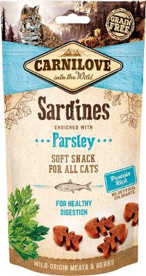 Carnilove - Friandises Semi-humide Sardines et Persil pour Chat - 50g Image num&eacute;ro 1