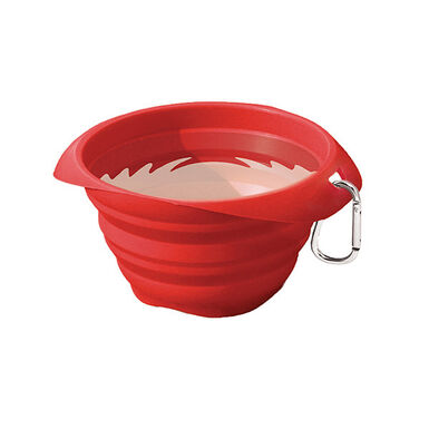 Kurgo - Bol Pliable "Collaps-A- Bowl" pour Chiens - Rouge