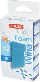 Zolux - Cartouche Foam Wiha Filtrante pour Aquarium - x2
