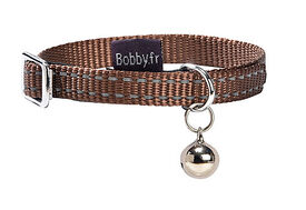 Bobby - Collier Safe 10 Marron pour Chats - 30cm