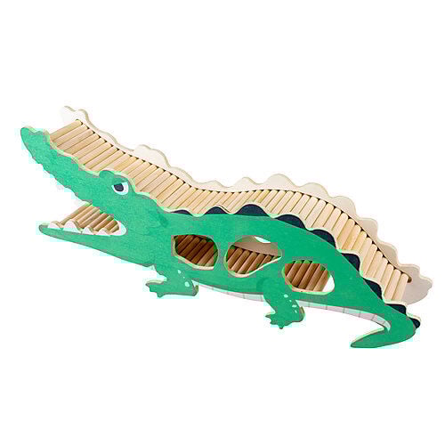 Duvoplus - Maison de Jeux en Bois Crocodile - 1,84x50x8,5x20cm Image num&eacute;ro 1