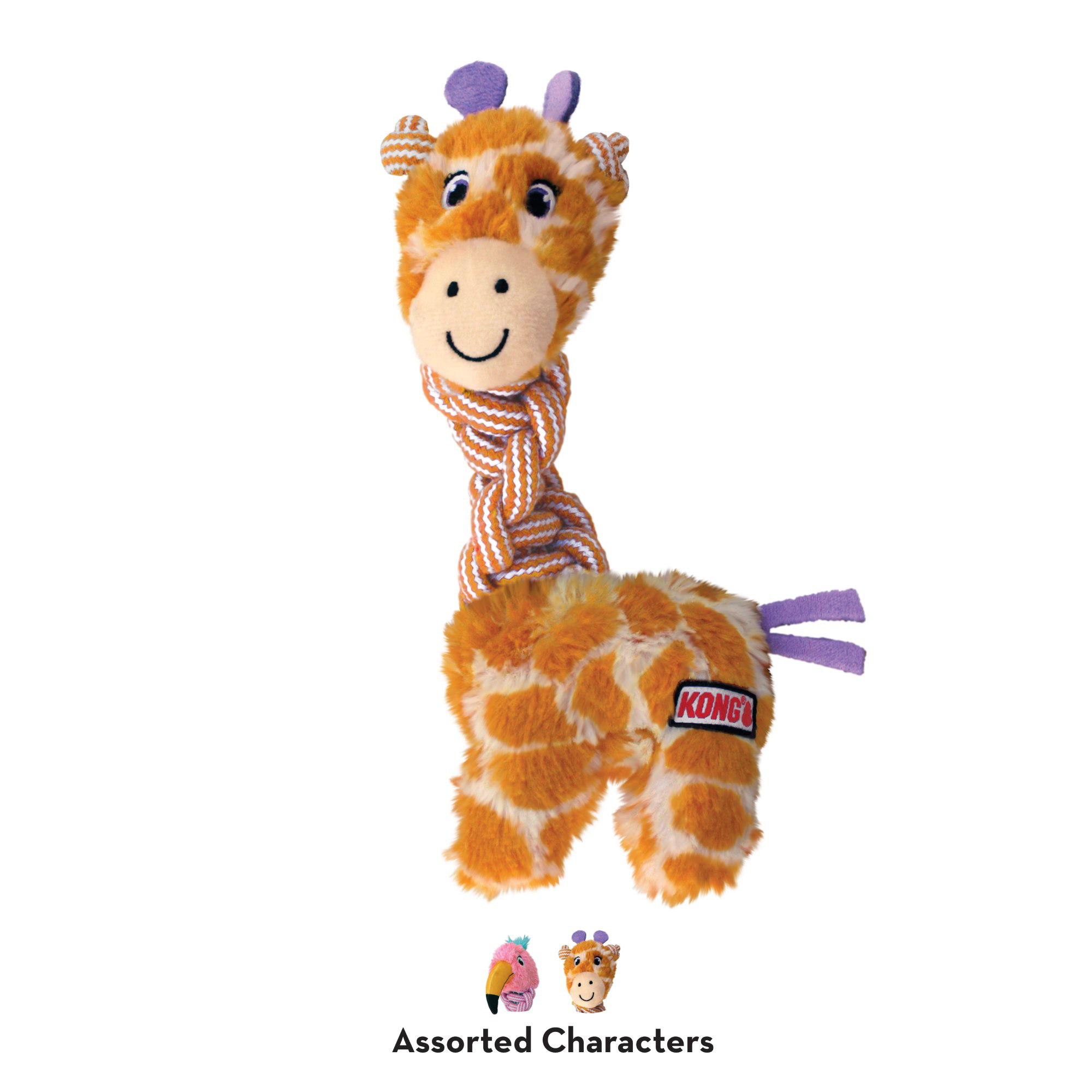 KONG - Jouet Knots Twists Girafe pour Chiens - S/M Image num&eacute;ro 2