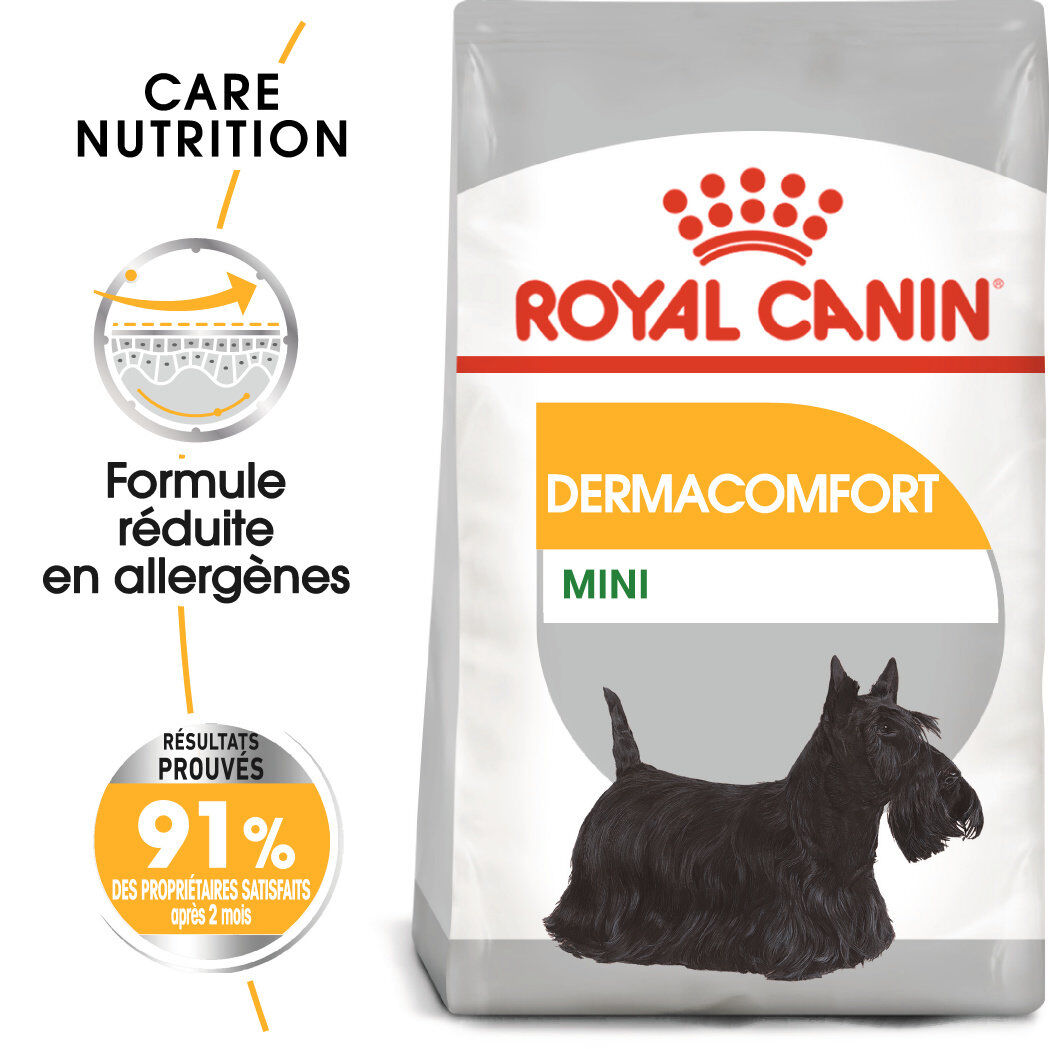 Royal Canin - Croquettes MINI DERMACOMFORT PETIT CHIEN - 8KG Image num&eacute;ro 1